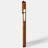 SKULL CROSSED SCHWERTER MONOGRAM Wachs Siegel Perc Case-Mate iPhone Hülle (Rückseite / Links)