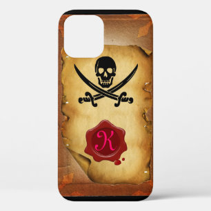 SKULL CROSSED SCHWERTER MONOGRAM Wachs Siegel Perc Case-Mate iPhone Hülle