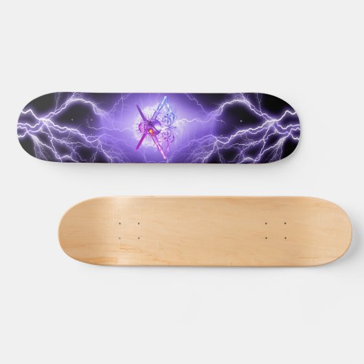 Skull Crossed Schwerter Skateboard (Horizontal)
