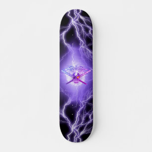 Skull Crossed Schwerter Skateboard