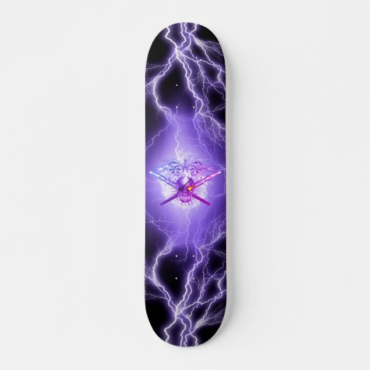 Skull Crossed Schwerter Skateboard (Vorne)