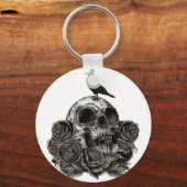 Skull & Crow Schlüsselanhänger (Vorderseite)