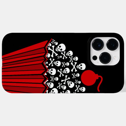 Skull Cupcake Case-Mate iPhone Case (Rückseite (Horizontal))