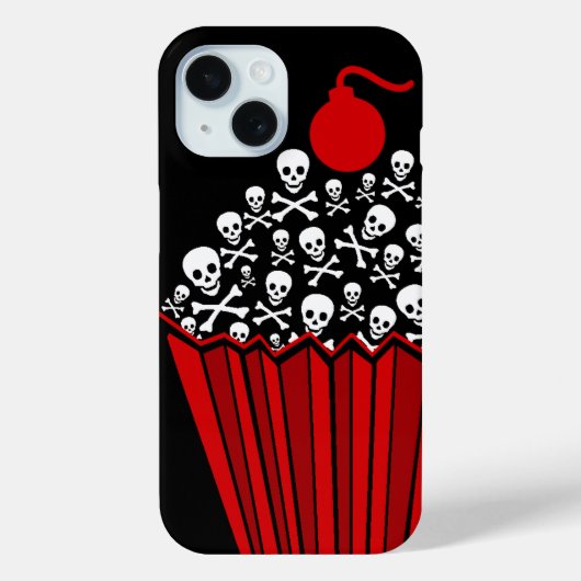 Skull Cupcake Case-Mate iPhone Case (Rückseite)