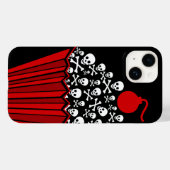 Skull Cupcake Case-Mate iPhone Case (Rückseite (Horizontal))