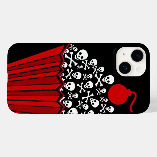 Skull Cupcake Case-Mate iPhone Case (Rückseite (Horizontal))