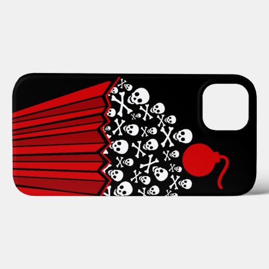 Skull Cupcake Case-Mate iPhone Case (Rückseite (Horizontal))