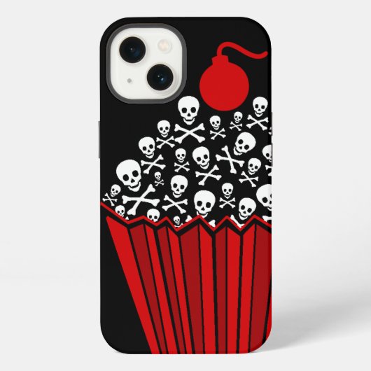 Skull Cupcake Case-Mate iPhone Case Hülle (Rückseite)