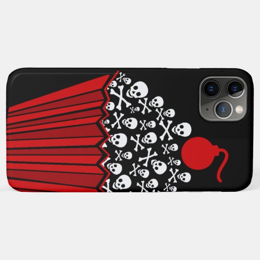 Skull Cupcake Case-Mate iPhone Hülle (Rückseite (Horizontal))