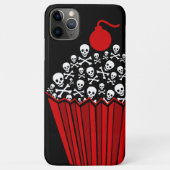 Skull Cupcake Case-Mate iPhone Hülle (Rückseite)