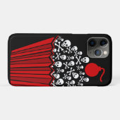 Skull Cupcake Case-Mate iPhone Hülle (Rückseite (Horizontal))