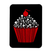 Skull Cupcake Magnet (Vertikal)