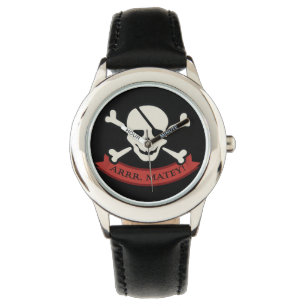 Skull - Custom Stainless Steel Black Armbanduhr