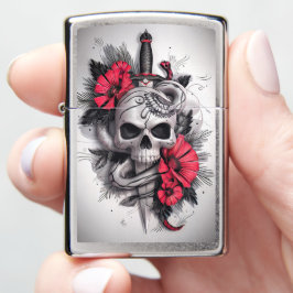 Skull Dagger mit Schlange #10