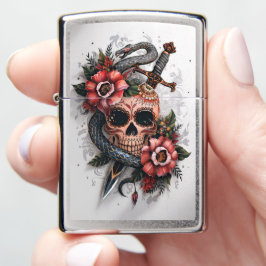 Skull Dagger mit Snake 3D #8