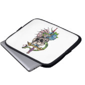 Skull & Dagger Tattoo Laptopschutzhülle (Vorne Knopf)