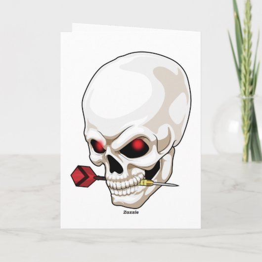 Skull Darts Dart Karte (Rückseite)