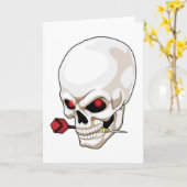 Skull Darts Dart Karte (Gelbe Blume)