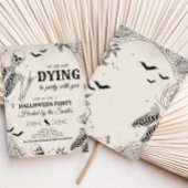 Skull, der beim Party-Halloween-Party stirbt Einladung