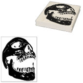 Skull - der Schrei Gummistempel (Stempel)