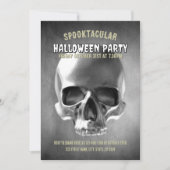 Skull design. Black and white Einladung (Vorderseite)