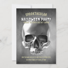 Skull design. Black and white Einladung