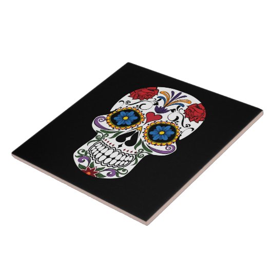 Skull-Design Fliese (Seite)