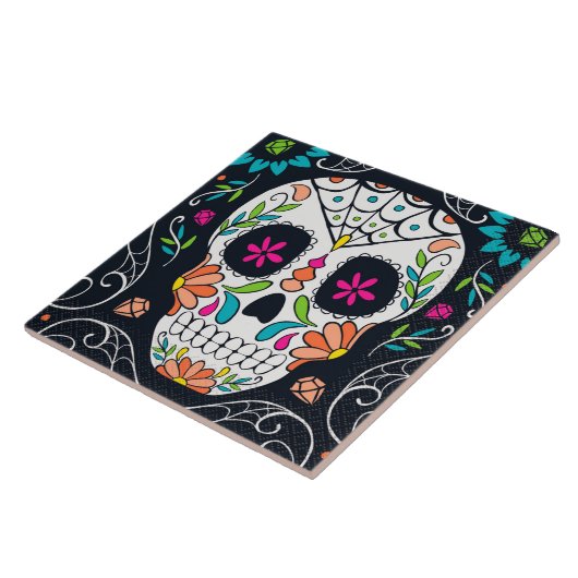 Skull-Design Fliese (Seite)