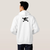 Skull-Design Hoodie (Schwarz voll)