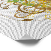 Skull Design Poster (Ecke)