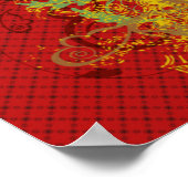 Skull Design Poster (Ecke)