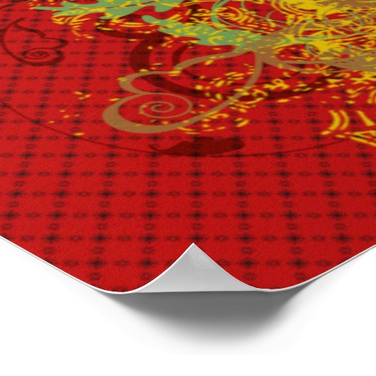 Skull Design Poster (Ecke)