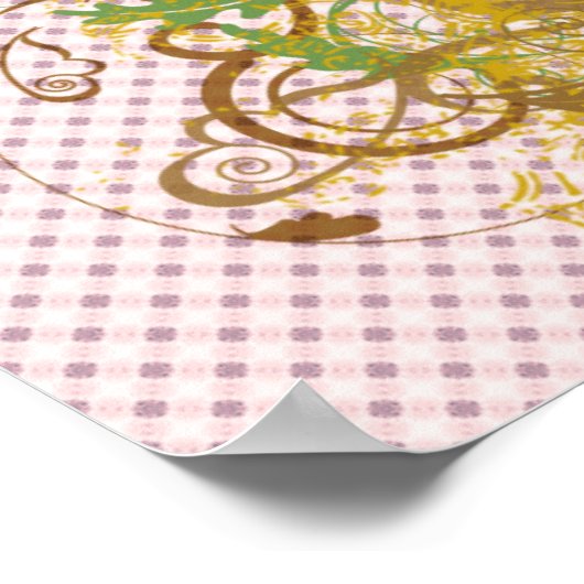 Skull-Design Poster (Ecke)