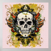 Skull-Design Poster (Vorne)