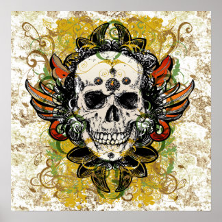 Skull Design Poster