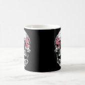 Skull & Dollar Eyes Mug – Dark Money Vibes Kaffeetasse (Mittel)
