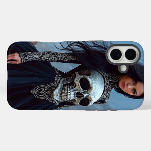 Skull Dress Phone Case (Rückseite (Horizontal))