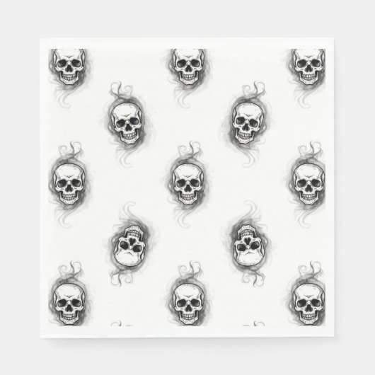 "Skull-Duggery" Serviette (Vorderseite)