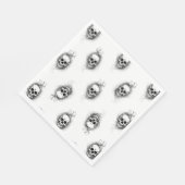 "Skull-Duggery" Serviette (Ecke)