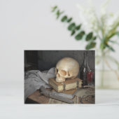 Skull Dunkle Karte Buch Stillleben Gun Tode (Stehend Vorderseite)