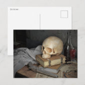 Skull Dunkle Karte Buch Stillleben Gun Tode (Vorne/Hinten)