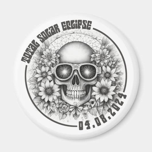 Skull Eclipse Magnet (Vorne)