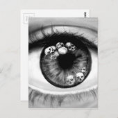 Skull Eeye Postkarte (Vorne/Hinten)