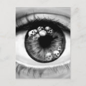 Skull Eeye Postkarte (Vorderseite)