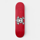 Skull Egg on Royal Red Skateboard (Vorderseite)