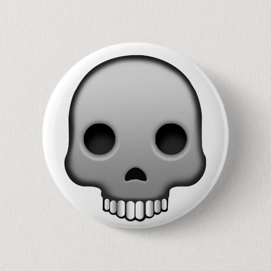 Skull Emoji Button (Vorderseite)