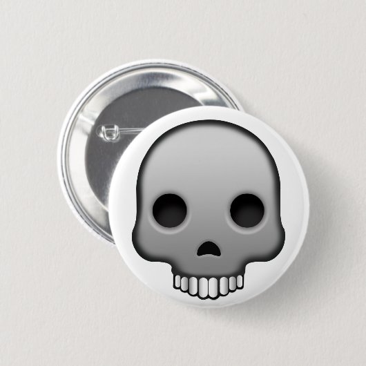 Skull Emoji Button (Vorne & Hinten)