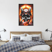 Skull Eye Joe Leinwanddruck (Insitu (Schlafzimmer))