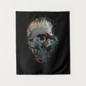 SKULL EYE SKELETON HALLOWEEN GIFT WANDTEPPICH (Vorderseite)