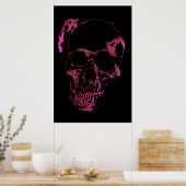 Skull Fantasy Art Poster (Küche)